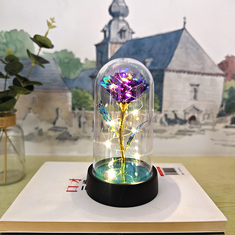 Legacy Love🔐 Forever Rose LED Night Light in Glass Dome