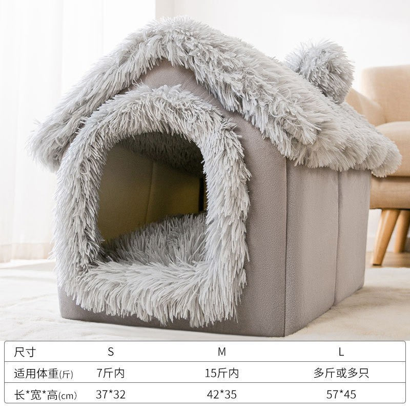 All-Season Thermal Enclosed Pet House & Brooder Nest