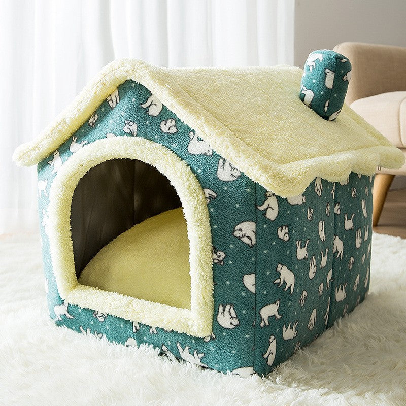 All-Season Thermal Enclosed Pet House & Brooder Nest