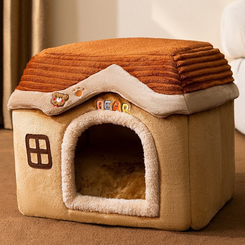 All-Season Thermal Enclosed Pet House & Brooder Nest
