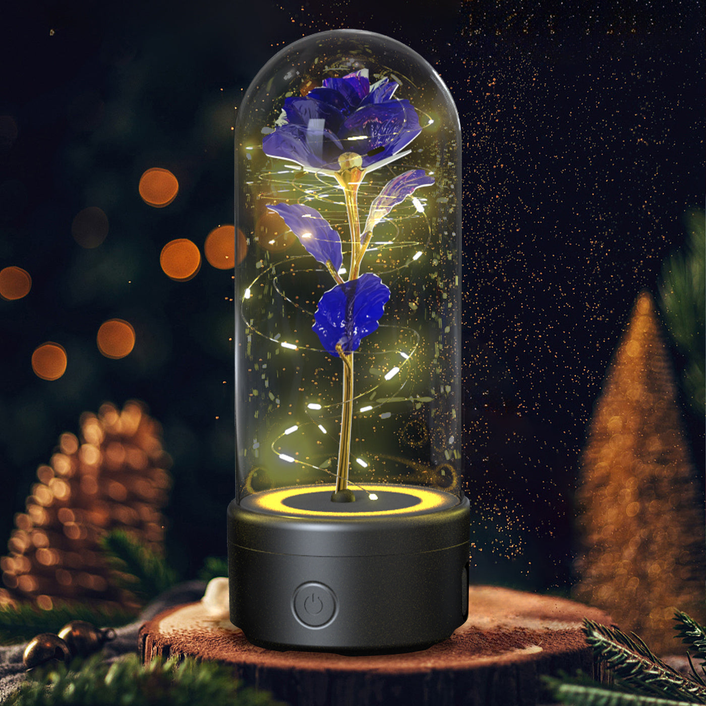 2-in-1 Legacy Love Bluetooth Speaker & LED Forever Rose Suite