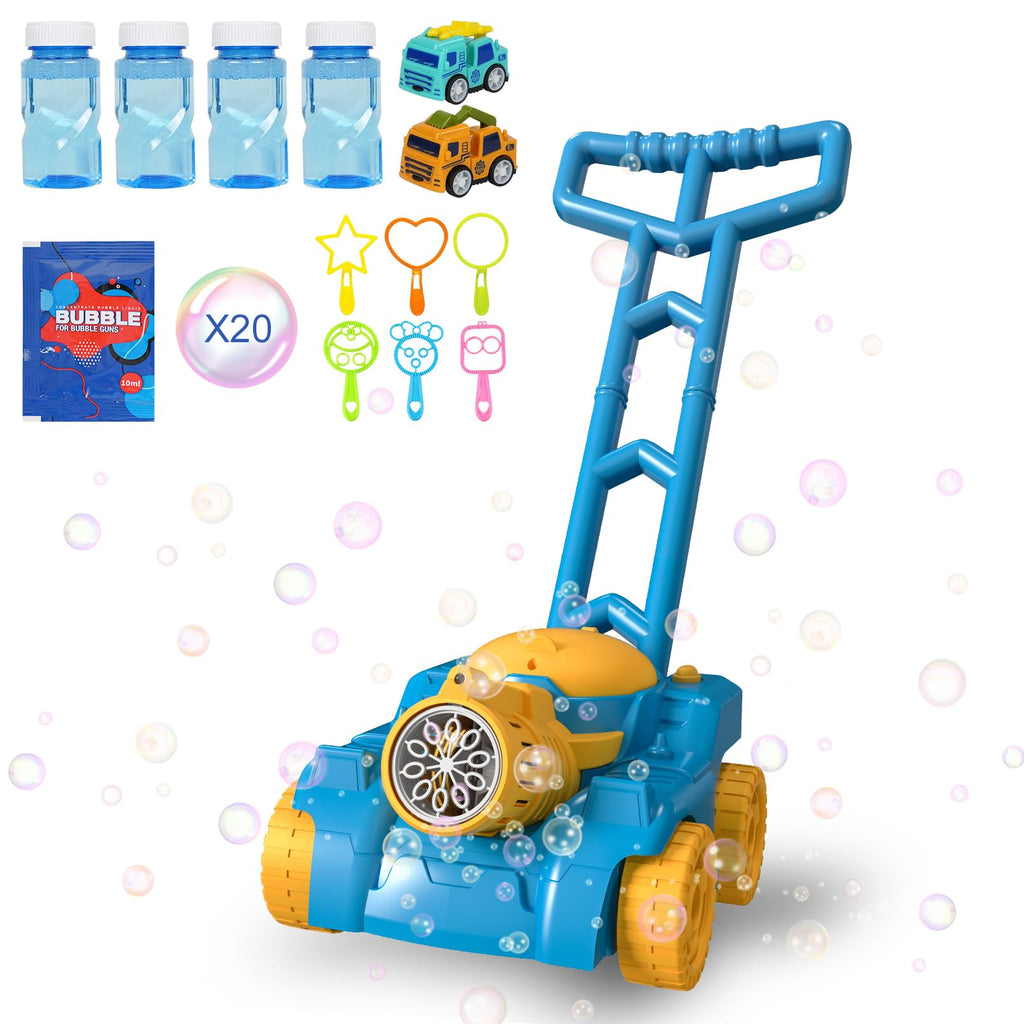 Professional Glouslove Durable Bubble Lawn Mower & Toddler Push-Toy Suite