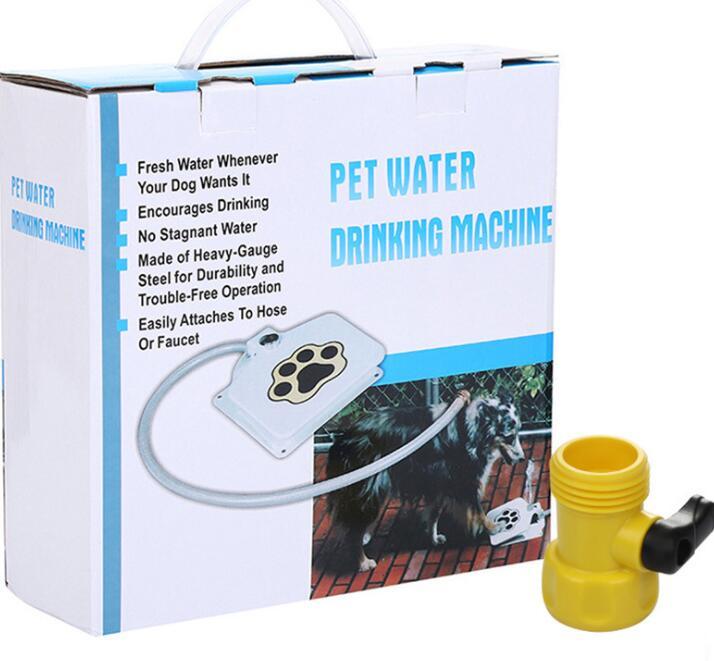 Outdoor Fresh-Flow Step-Activated Pet Water Fountain