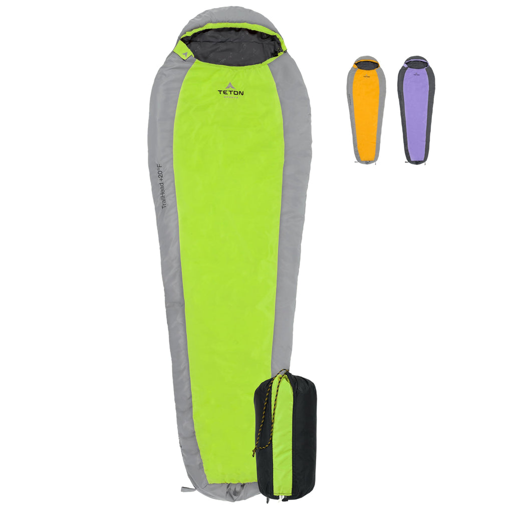 TETON Sports Trailhead 20°F Lightweight Mummy Sleeping Bag