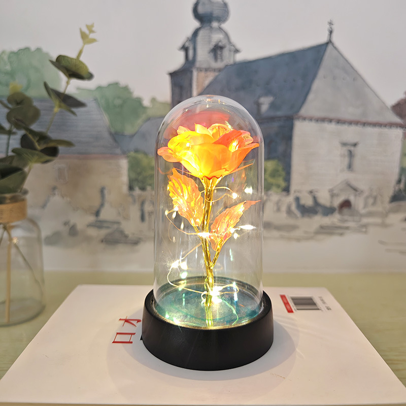 Legacy Love🔐 Forever Rose LED Night Light in Glass Dome