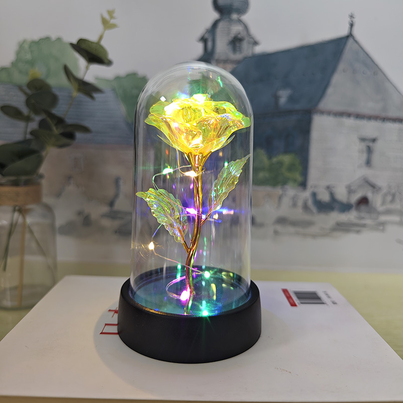 Legacy Love🔐 Forever Rose LED Night Light in Glass Dome