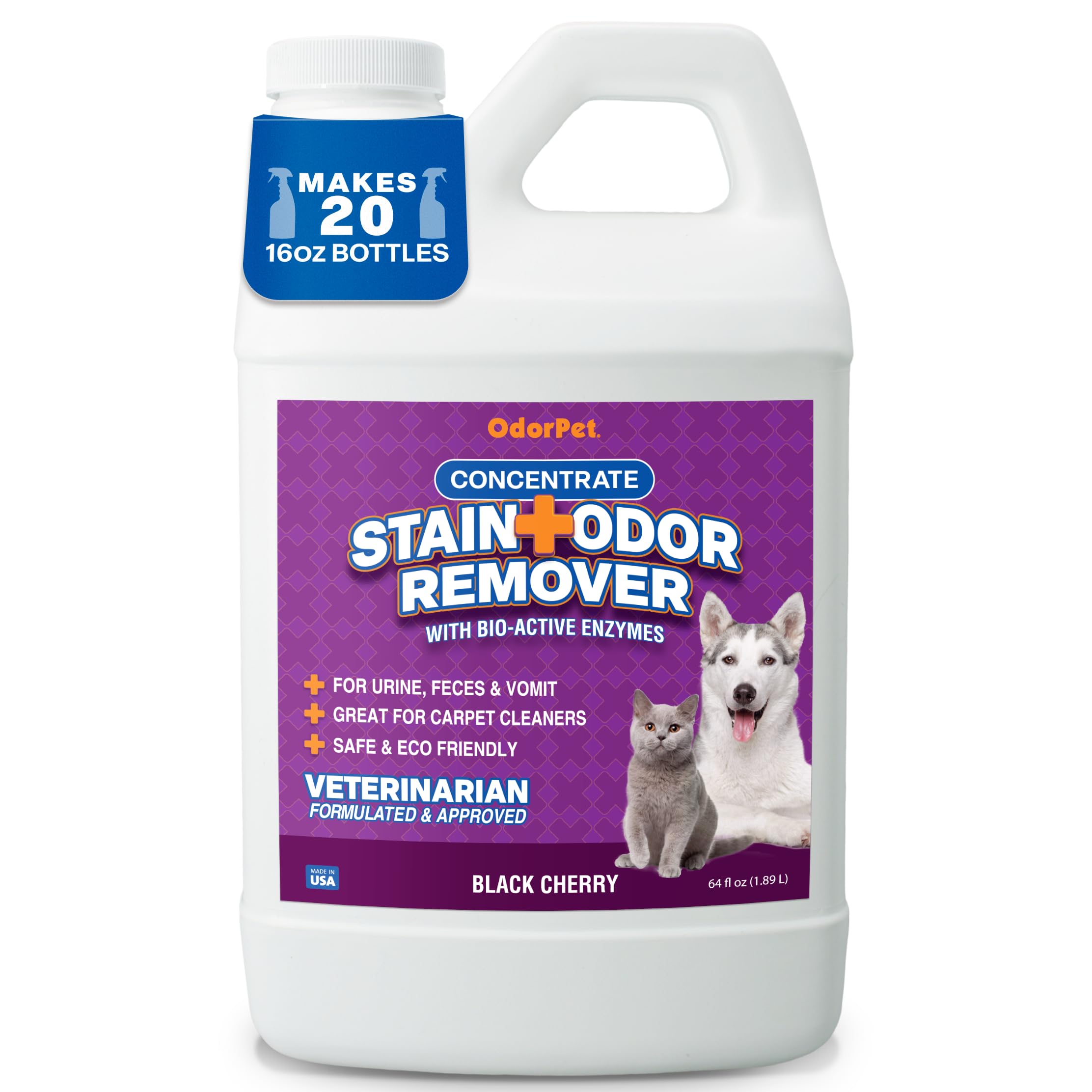 Odor Pet Professional Stain & Odor Remover Concentrate (64 oz.)