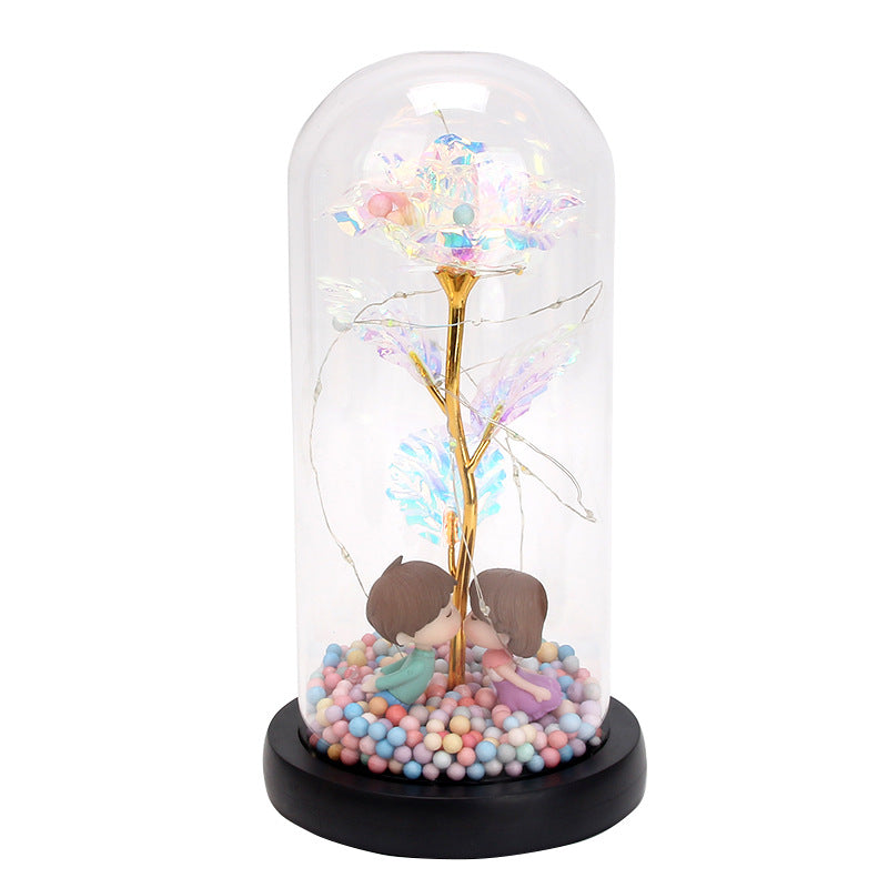 Legacy Love🔐 Preserved Forever Rose LED Night Light in Glass Dome
